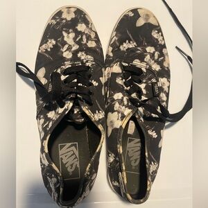 Vans Floral Canvas Sneakers - women’s 8.5
